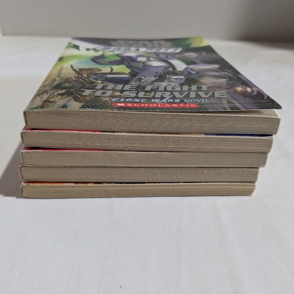 Star Wars Books Boba Fett The Clone Wars Lot of 5 Softcover Scholastic 2002-04 - Picture 10 of 13